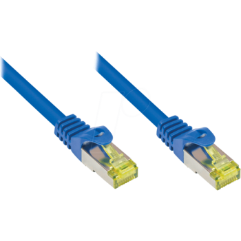 20 m Cat 7 PiMF Patchkabel blau RJ45