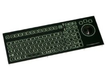 Tastatur beleuchtet, einbaumontage mit 50mm Trackb