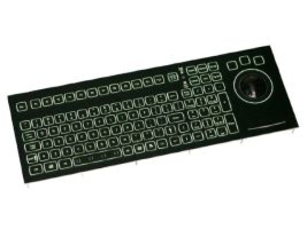Tastatur beleuchtet, einbaumontage mit 50mm Trackb